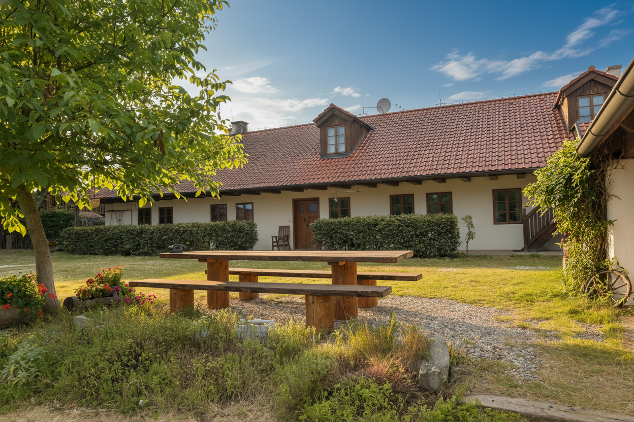 Samota u houpacího koně – exteriér